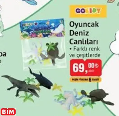 GOKİDY OYUNCAK DENİZ CANLILARI